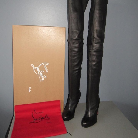 poshmark thigh high boots